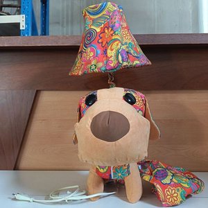 Lote siguiente: Lámpara de Perrito Infantil con Pantalla Estampada
