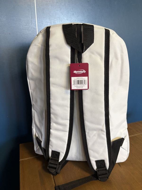 3 Mochilas Speedway Blancas