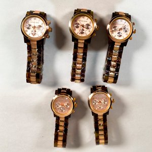 Cinco Relojes de Pulsera Michael Kors Marrón Tortoise - imagen 2