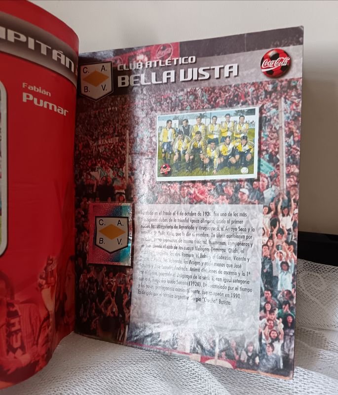 Álbum Oficial Panini Copa Coca-Cola Campeonato Uruguayo 2000 - Coleccionable Fútbol Antiguo - imagen 4