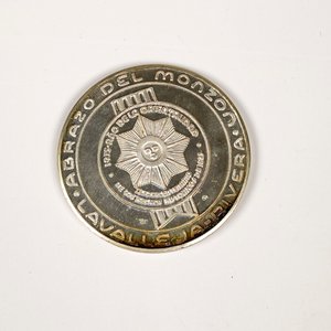 Moneda de Plata Uruguay - Abrazo del Monzón - imagen 3