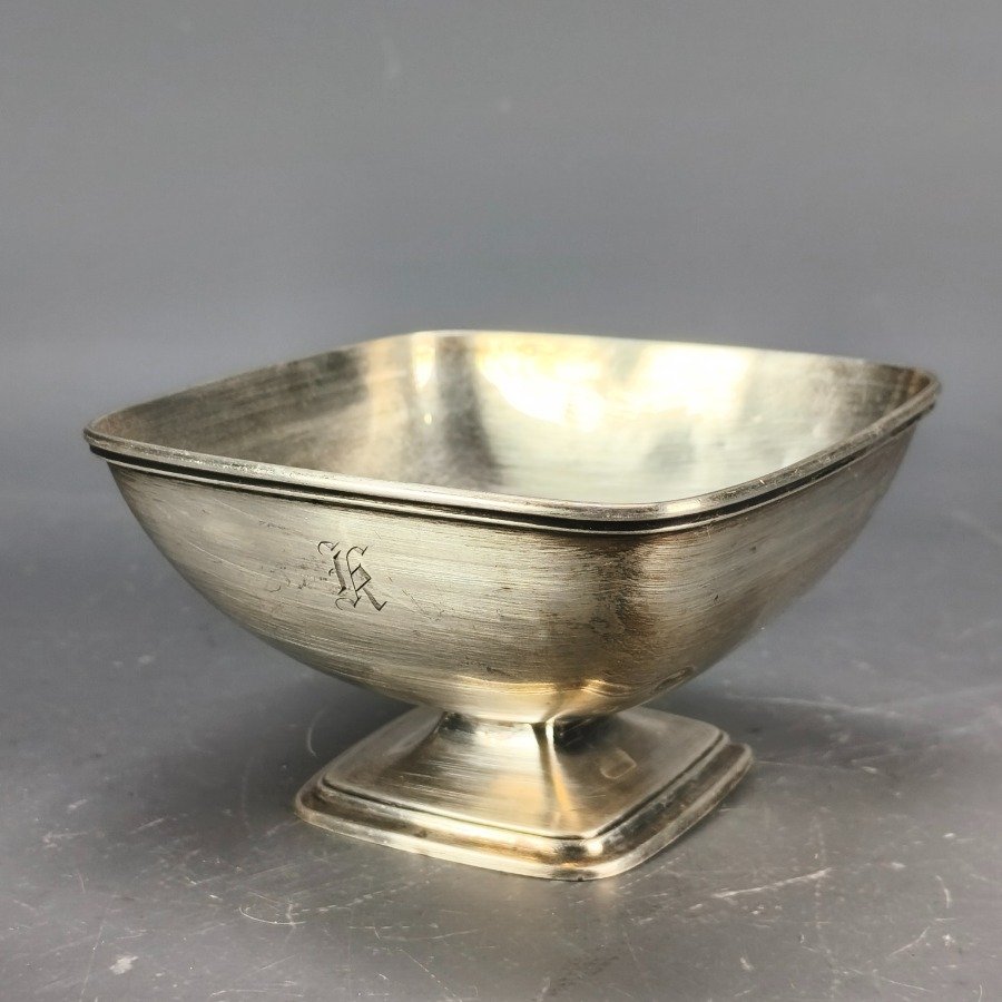 Cuenco de plata sterling con monograma - imagen 2