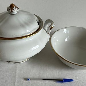 Sopera y Ensaladera de Porcelana Alemana Bavaria Hutschenreuther - imagen 1