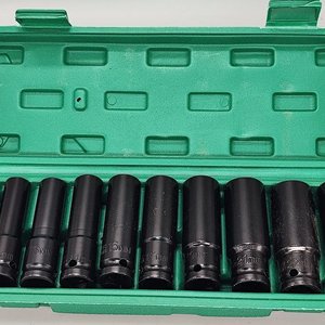 Juego de 10 Bocallaves de Impacto de Cromo Vanadio (10mm-24mm) - imagen 1