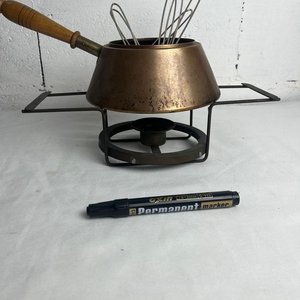 Set de Fondue en Bronce con Soporte y Pinchos - imagen 4