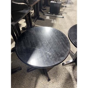 Par de Mesas de Bar Circulares de Madera Delfino Álvarez - imagen 2