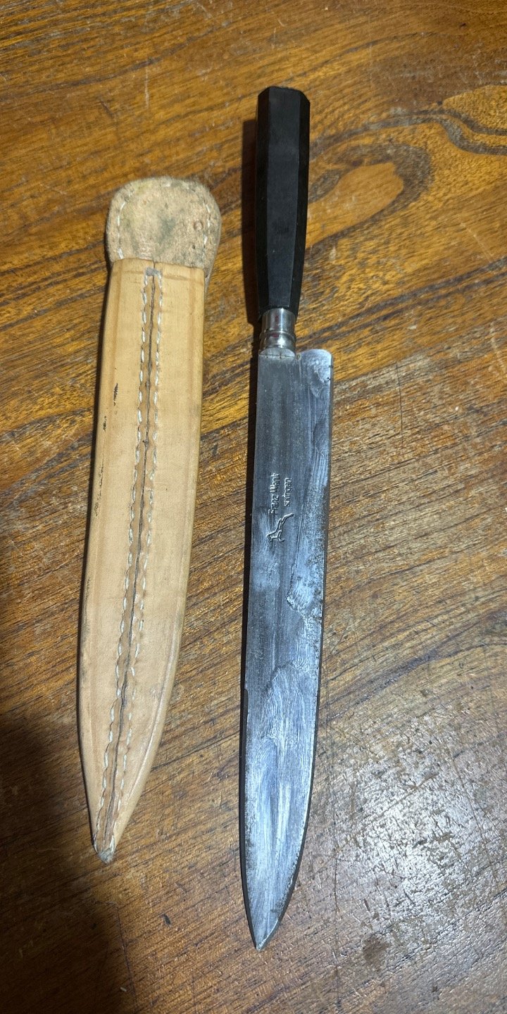 Cuchillo Franz Wenk con Funda de Cuero