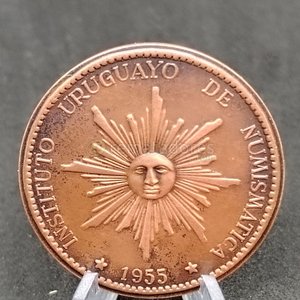 Medalla Conmemorativa Instituto Uruguayo de Numismática 1955-2005 - imagen 1