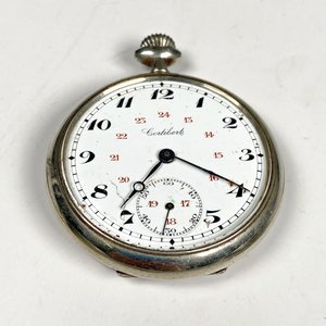 Tres Relojes de Bolsillo Antiguos con Esferas Dañadas - imagen 3