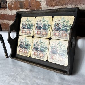 Bandeja Decorativa con Azulejos de Hierbas - imagen 6