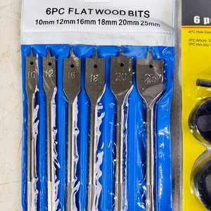 Set de Mechas Planas para Madera y Sierras de Copa (12 Piezas) - imagen 3