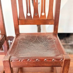 Mesa de Comedor de Madera Maciza con 6 Sillas Estilo Rústico - imagen 13