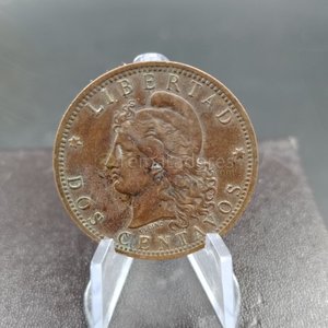 Lote de 4 Monedas "Dos Centavos" República Argentina (1883-1898) - imagen 6