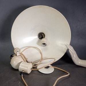 Antiguo Plafón de Chapa con Contrapeso y Cableado - imagen 3