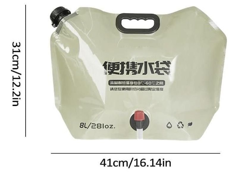 Lote siguiente: Bolsa para agua con canilla de 8 litros
