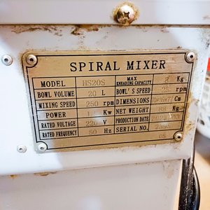 Batidora Comercial Spiral Mixer Industrial 20 Litros - imagen 4