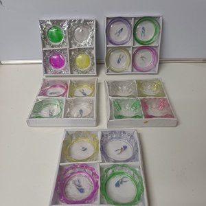 Ceniceros de Vidrio con Diseños Florales - Pack de 40 Unidades - imagen 1