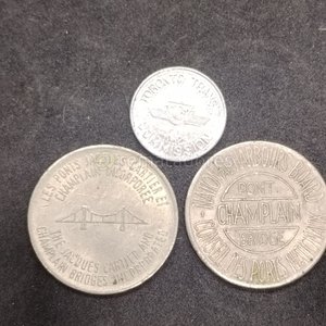 Lote siguiente: Fichas de Colección: Puente Champlain y Comisión de Transporte de Toronto