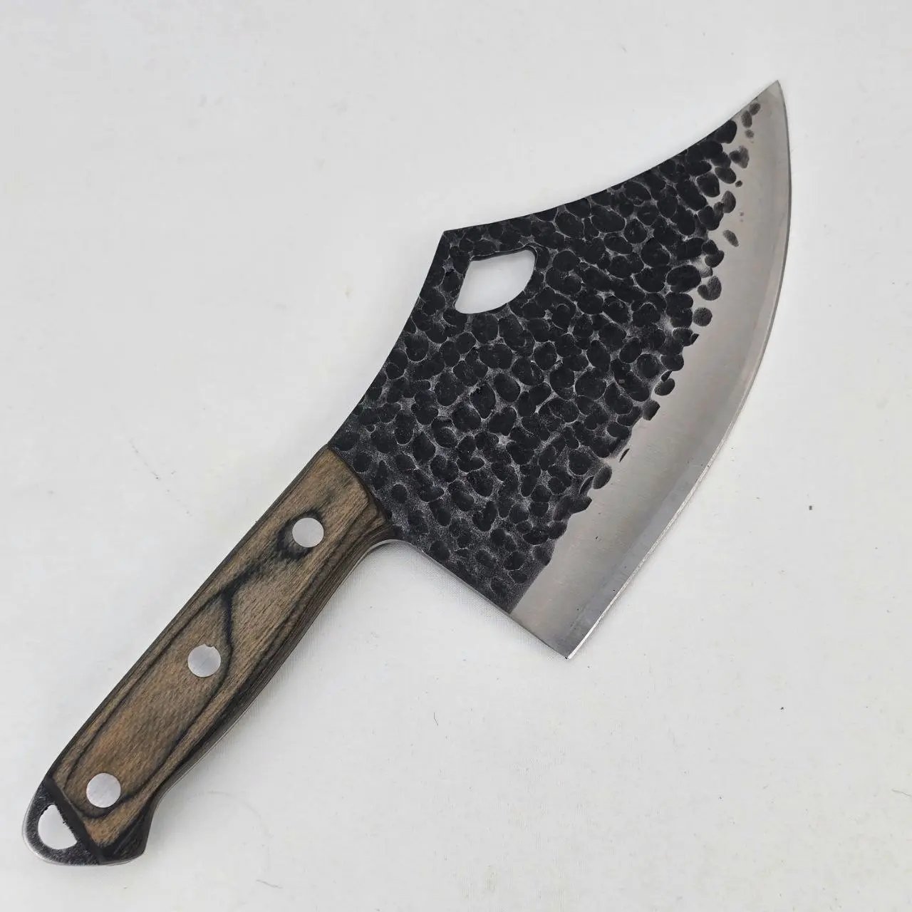 Hacha de Cocina Acero Forjado Mango Madera