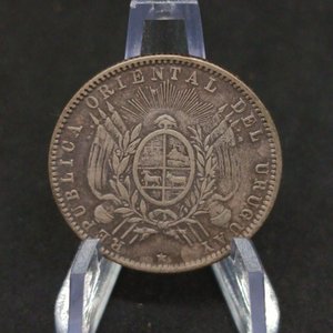 Moneda de Uruguay 20 Centésimos 1893 en Plata, Ceca París - imagen 3