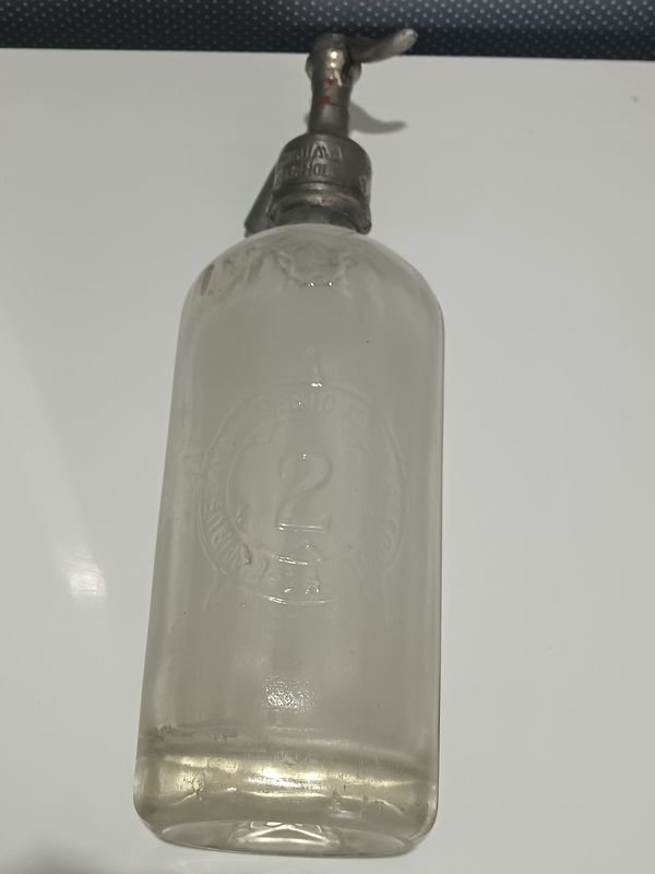 Sifón antiguo para alcohol - imagen 6