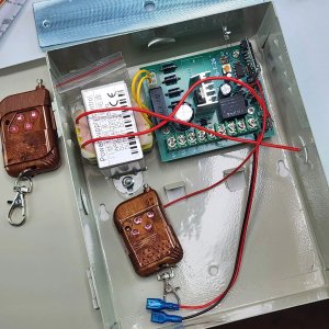 Control de Acceso Magnético con Fuente de Poder y Controles Remotos - imagen 8