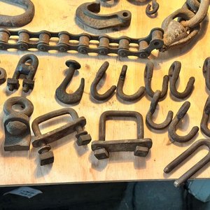 Grandes Tensores, ganchos, cadenas etc, todo de gran tamaño - imagen 9