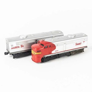 Lote siguiente: Locomotora y Vagón Lionel Santa Fe 8861 - Juguete Coleccionable