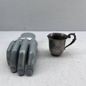 Medida Doble para Whisky en Peltre con Asa - imagen 1
