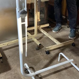 Juego de 2 Mesas Auxiliares Desayunadoras con Estructura de Hierro y MDF - imagen 2
