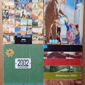 Cuatro Almanaques del Banco de Seguros: 2000, 2001, 2002, 2003 - imagen 1