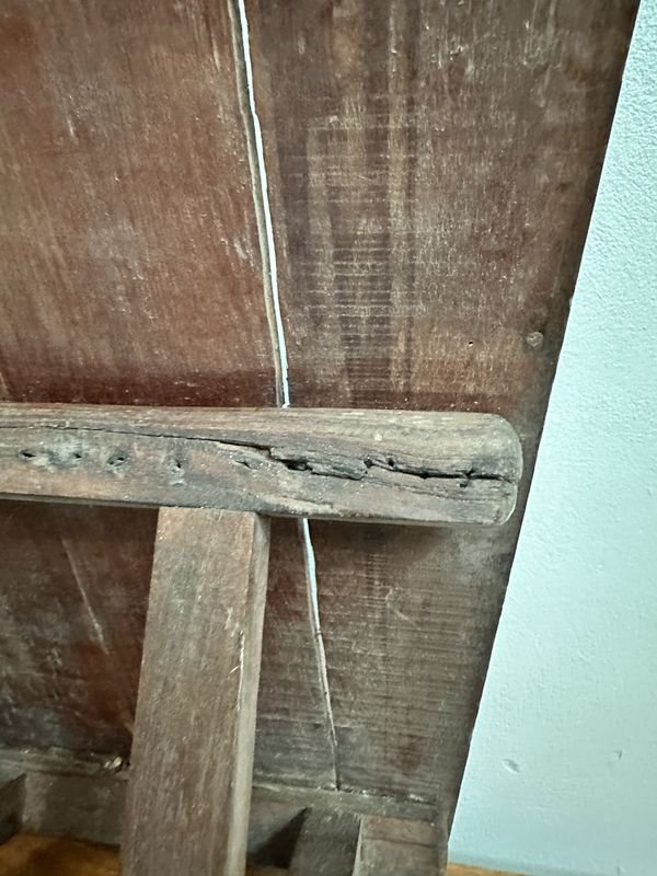 Mesa Auxiliar De Madera - Tabla de madera antigua con diseño clásico - imagen 4