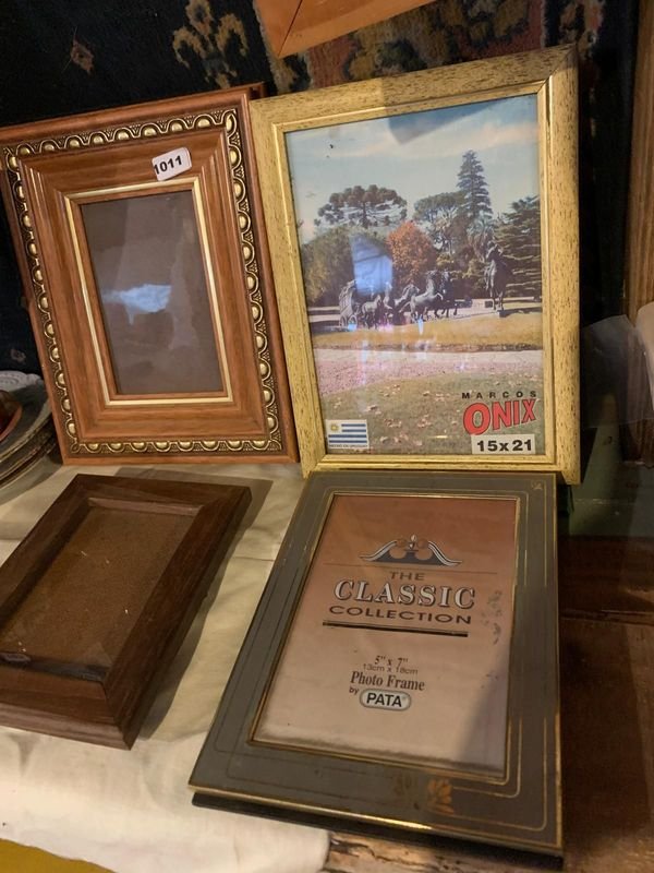 Lote siguiente: Lotes de 4 portaretratos de marcos de fotos