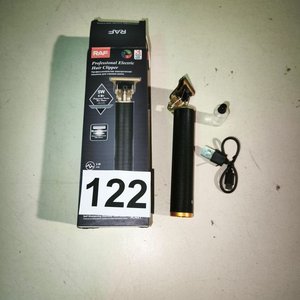 Patillera Profesional Eléctrica "RAF" Negra con Accesorios - imagen 1