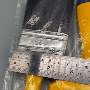 Juego de 3 Pinceles de Poliéster con Mango Amarillo - imagen 5