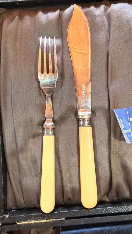 Juego de Cubiertos Vintage para Pescado - imagen 6