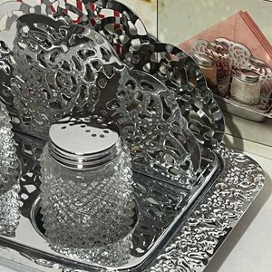 Set de Salero, Pimentero y Servilletero "Elegant Cruet Set" - imagen 4