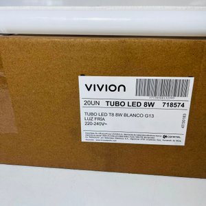 Pack 20 Tubos LED Vivion 8W Luz Fría 60cm - imagen 2
