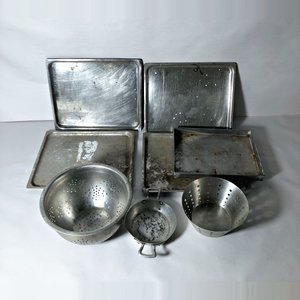 Lote anterior: Set de 8 Piezas de Acero Inoxidable: Asaderas y Coladores