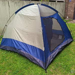 Carpa de Camping Tipo Iglú con Sobretecho y Piso - imagen 1