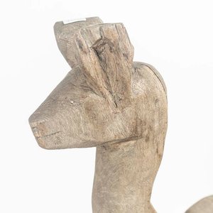 Escultura de Madera de Llama Artesanal - 78 cm - imagen 2