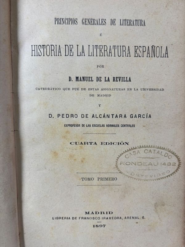 Libros antiguos de Literatura e Historia - imagen 2