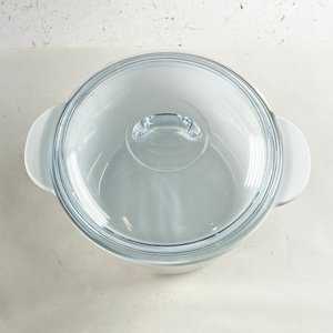 Olla Pyroflam de Vitrocerámica Blanca con Tapa de Vidrio, 3 Litros - imagen 3