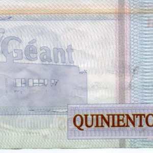 Vale de Supermercado Géant Uruguay $500 "La Burbuja de la Suerte" - imagen 3