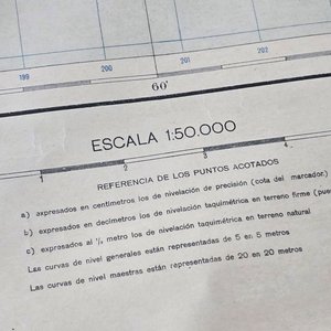 Mapa del Instituto Geográfico de La Barra y Los Cerrillos, Escala 1:50.000 - imagen 4