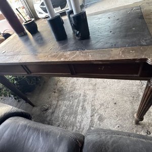 Escritorio Antiguo de Despacho Estilo Clásico Siglo XX - imagen 5
