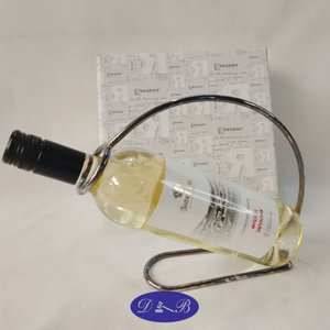 Lote siguiente: Porta Botellas de Metal Plateado para Vino
