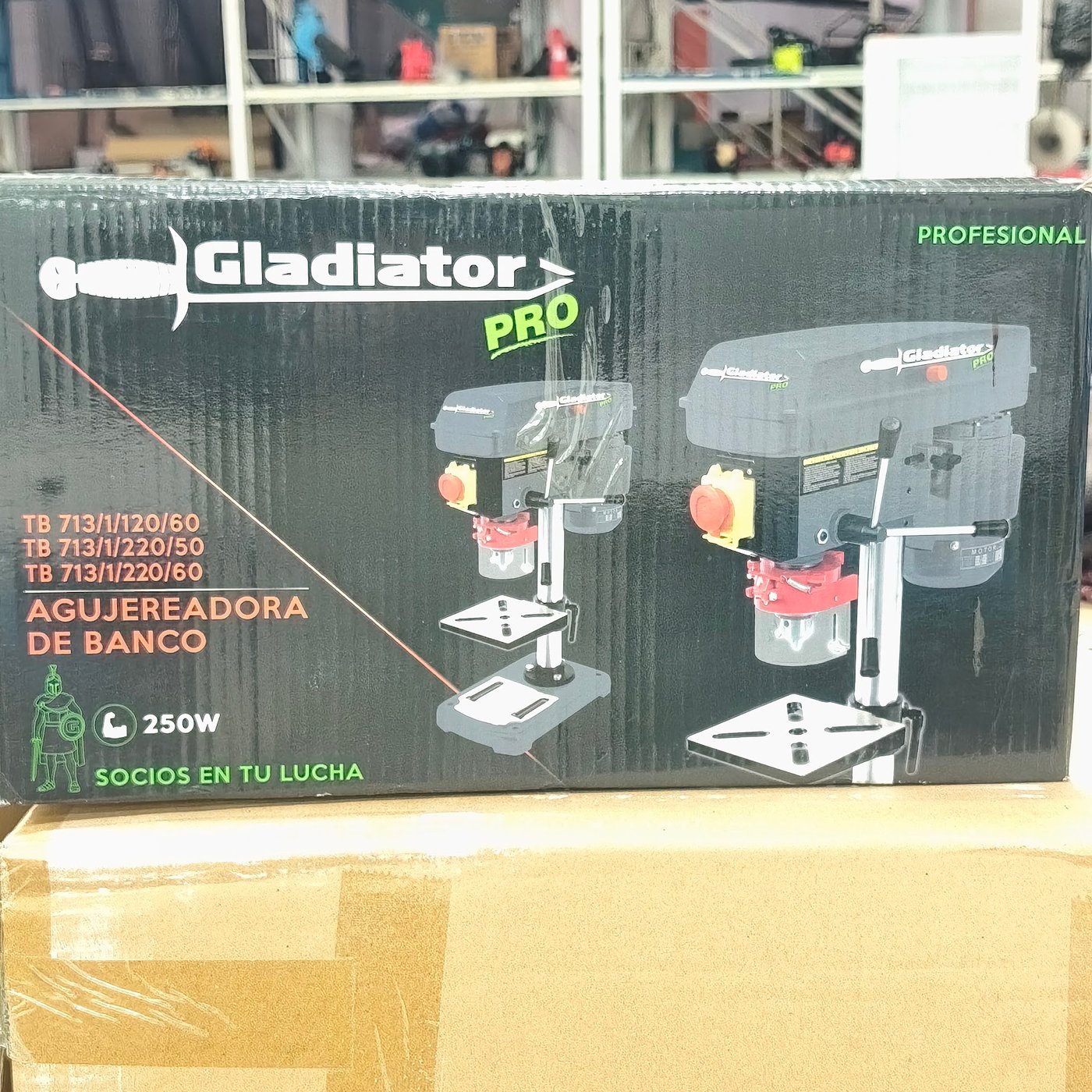 Taladro de Banco Gladiator Pro Profesional 350W Nuevo
