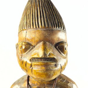 Figura Africana de Madera Tallada, 62 cm - imagen 3