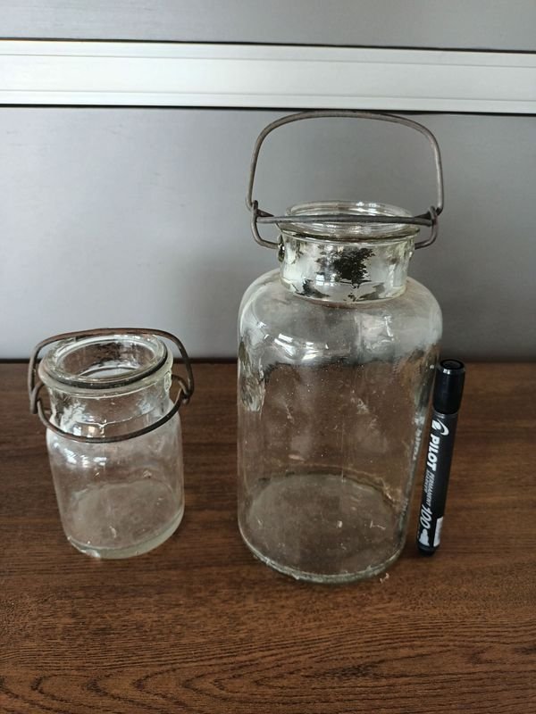 Frascos de vidrio y bolígrafo en venta - imagen 2
